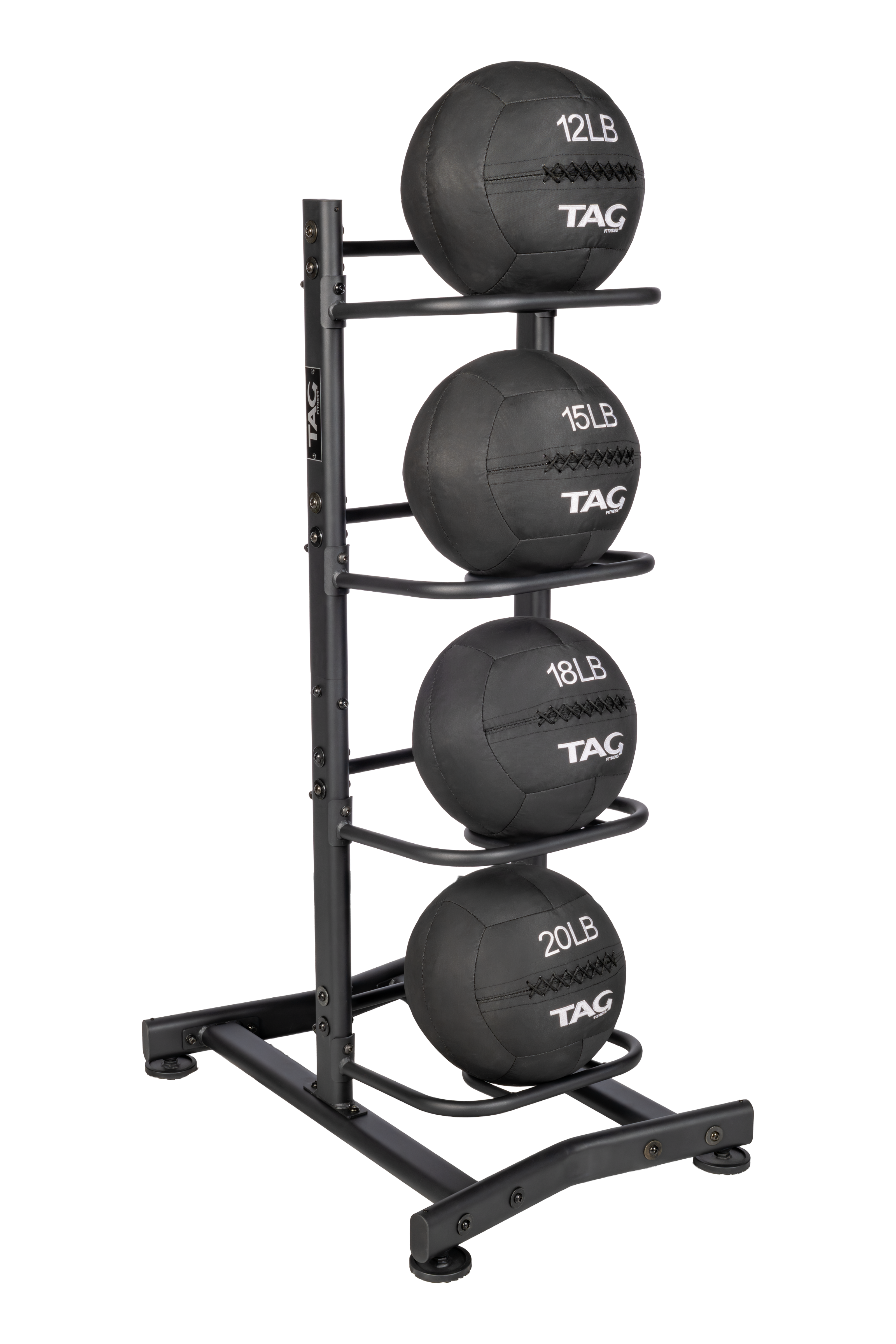 TAG Fitness 4 Bulletproof Ball + Rack