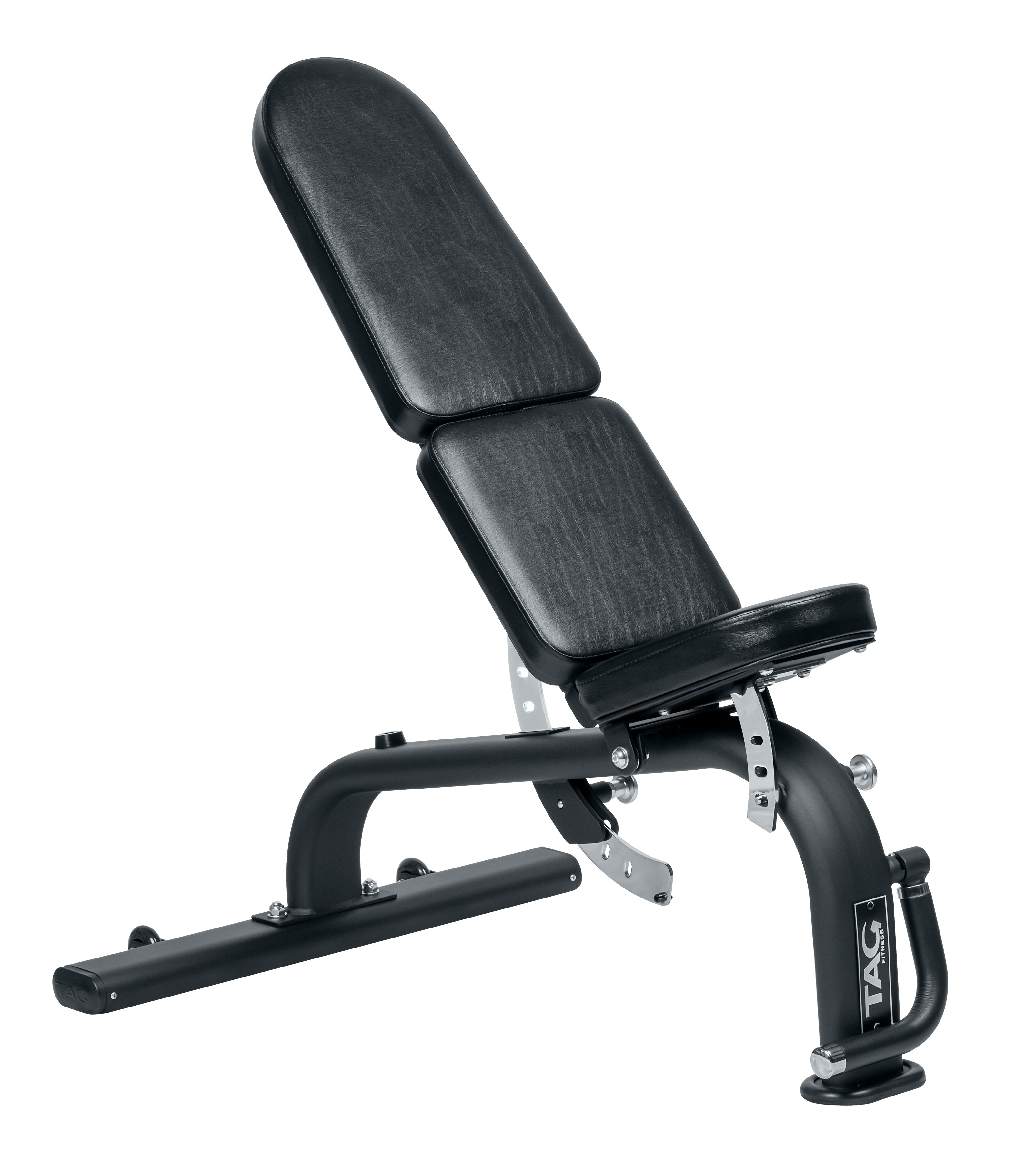 TAG Fitness Flat/Incline/Decline Bench - BLACK