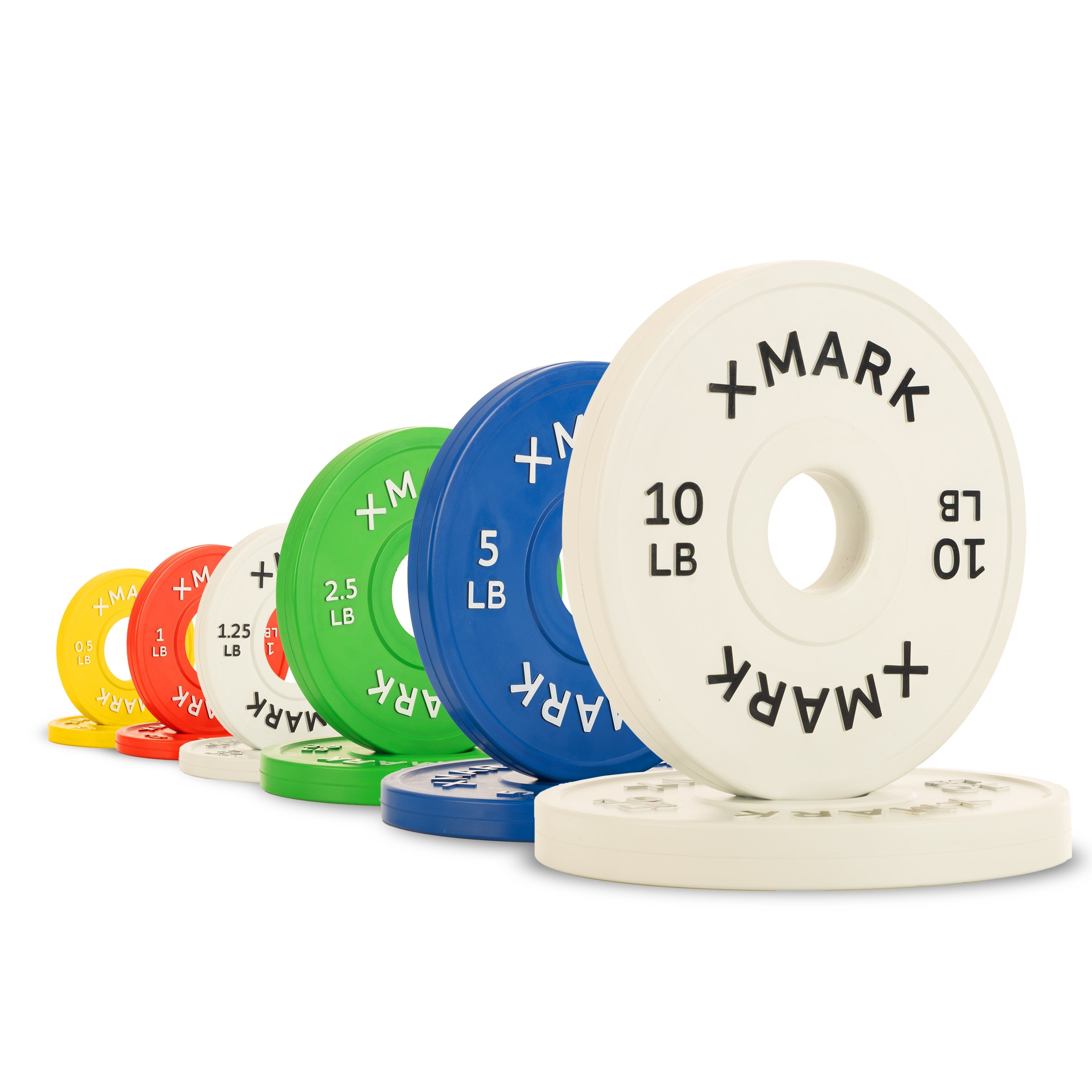 XMARK Olympic Change Plates (Pounds 6-Pairs ½ to 10 lbs.)