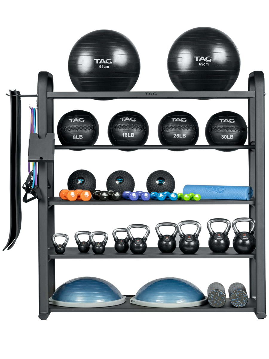 TAG Fitness Loaded Large Storage Cart