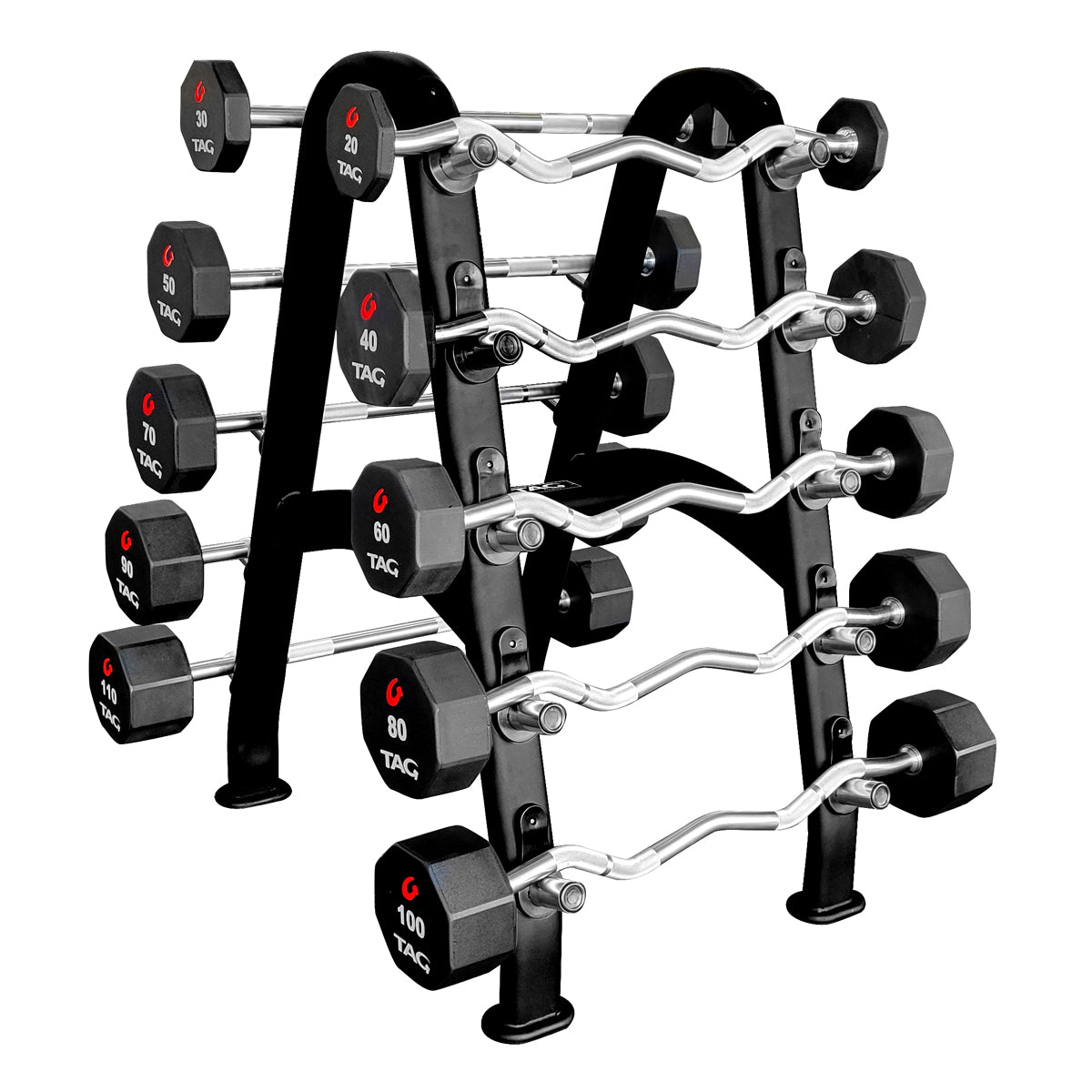 TAG Fitness 10 unit Barbell Rack (rack only)