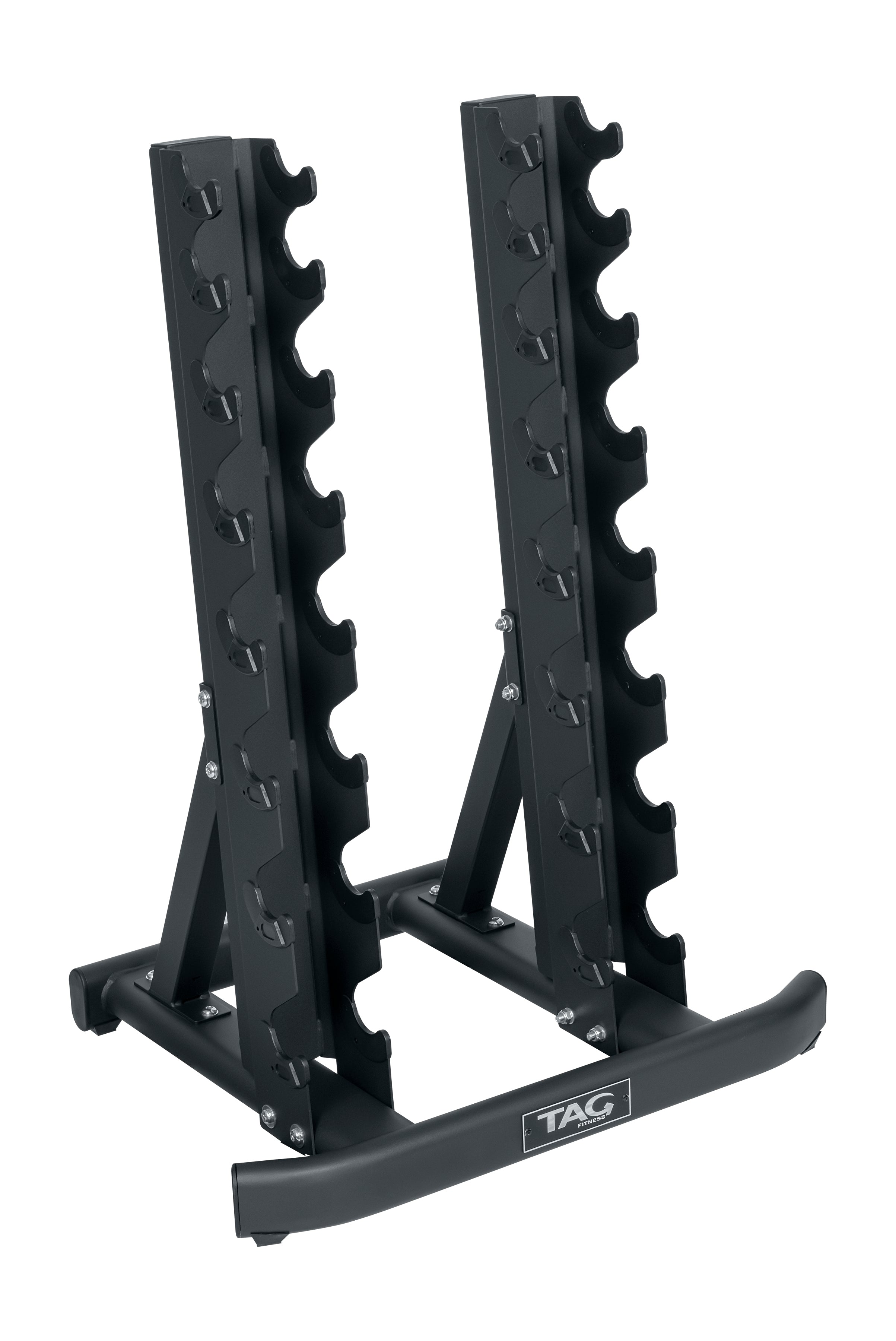 TAG Fitness 8-Pair Vertical Dumbbell Rack