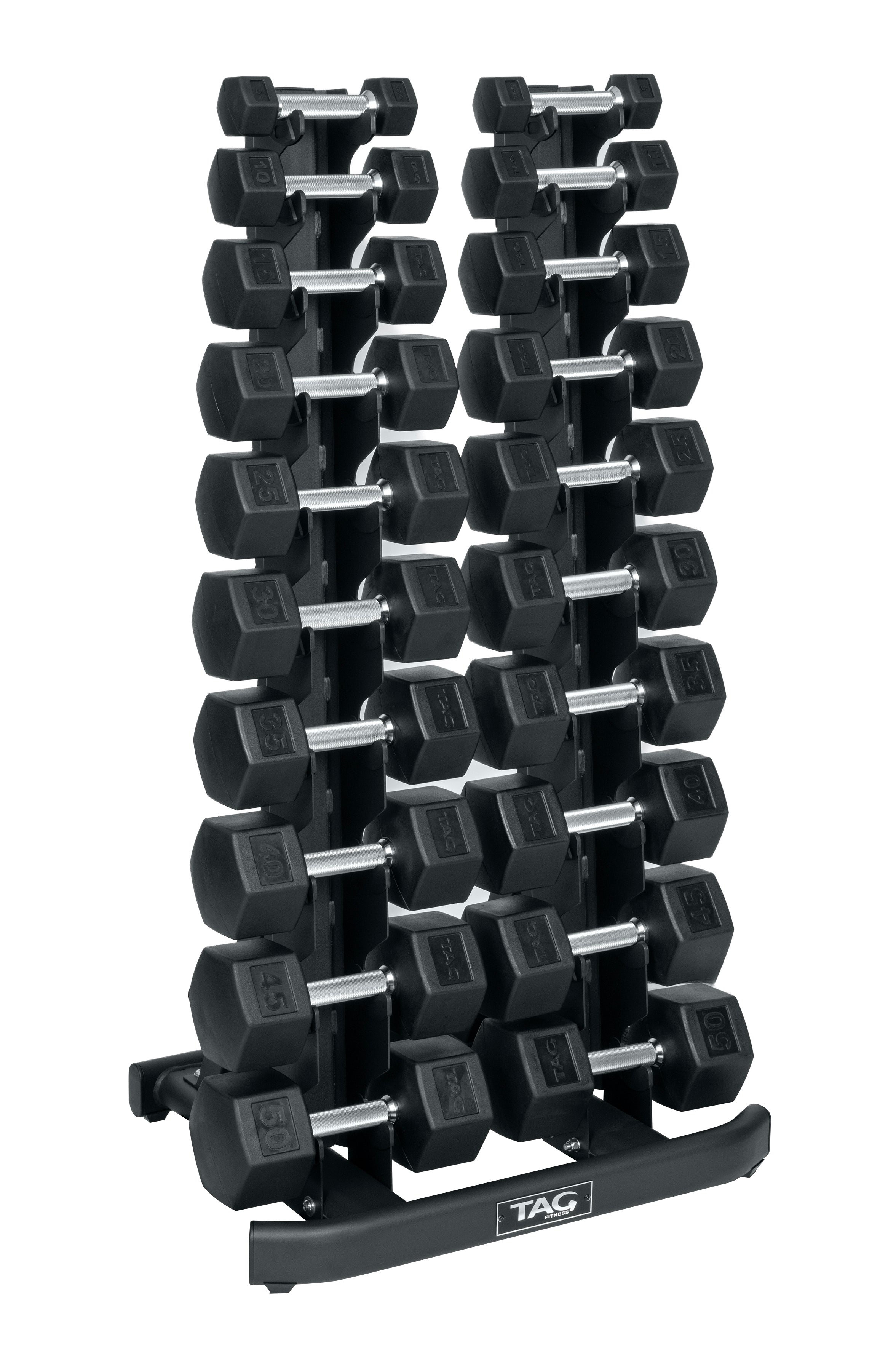 TAG Fitness 10-Pair Vertical Dumbbell Rack