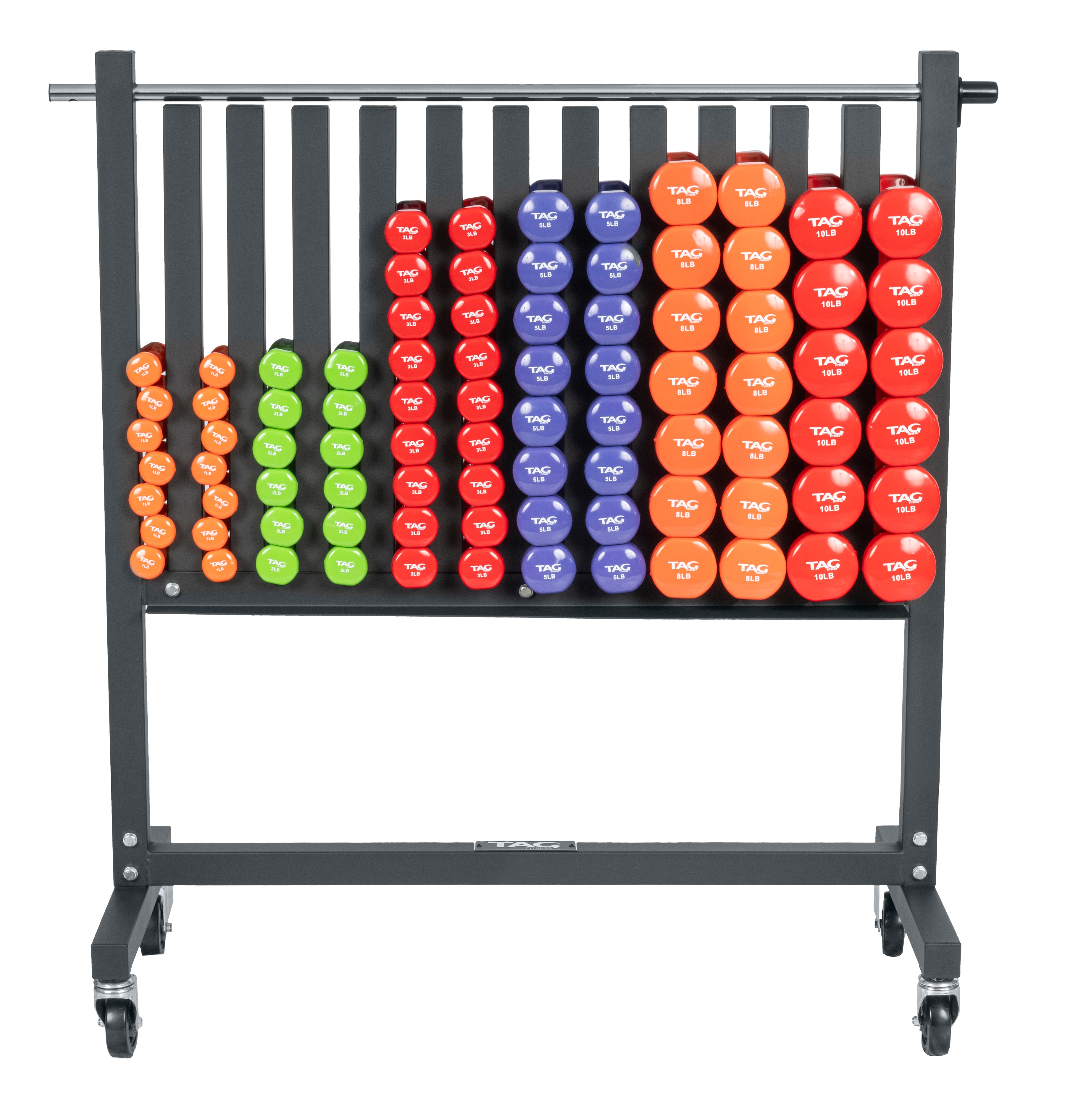 TAG Fitness Vertical Vinyl Dumbbell Kit