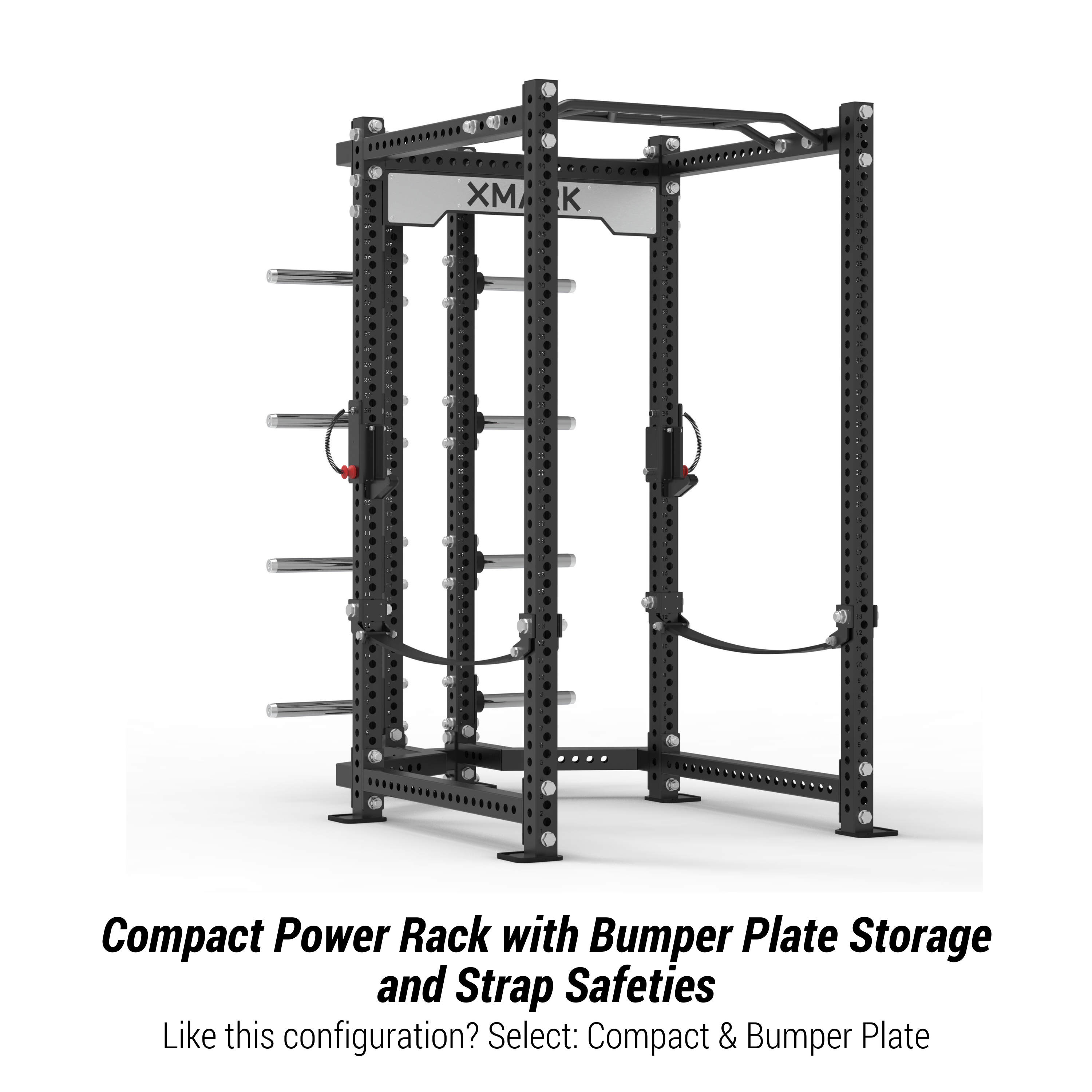 XMARK Viper Power Rack with Storage & Strap Safeties