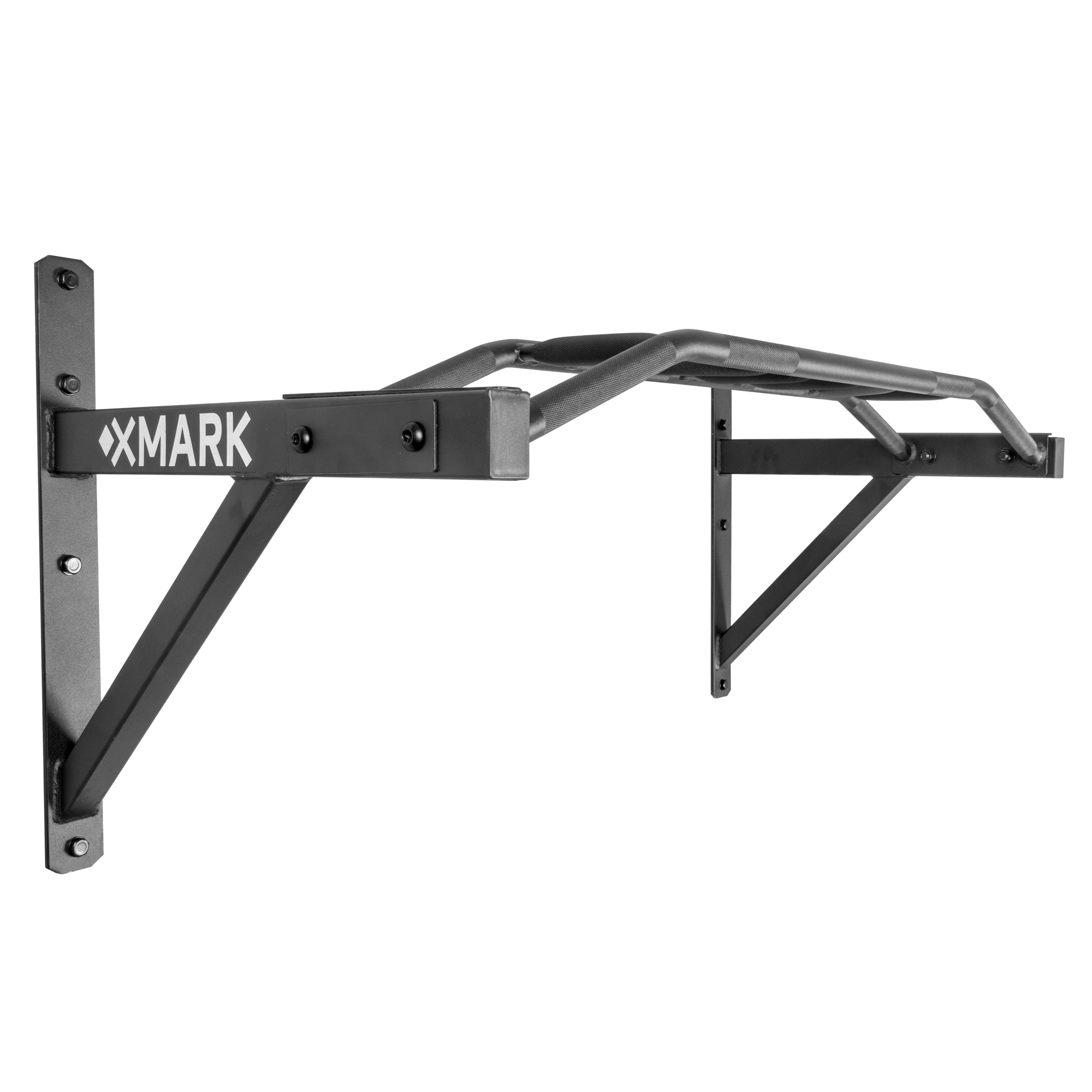 XMARK Commercial Wall Mounted Multi Grip Pull Up Bar Ranked #1 Men's Health
