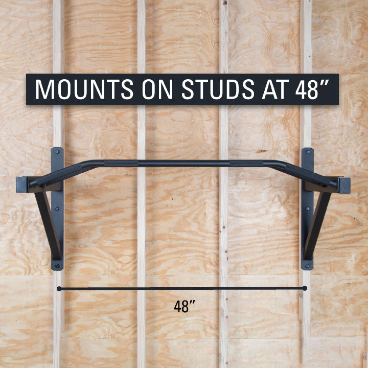 XMARK Commercial Wall Mounted Multi Grip Pull Up Bar Ranked #1 Men's Health