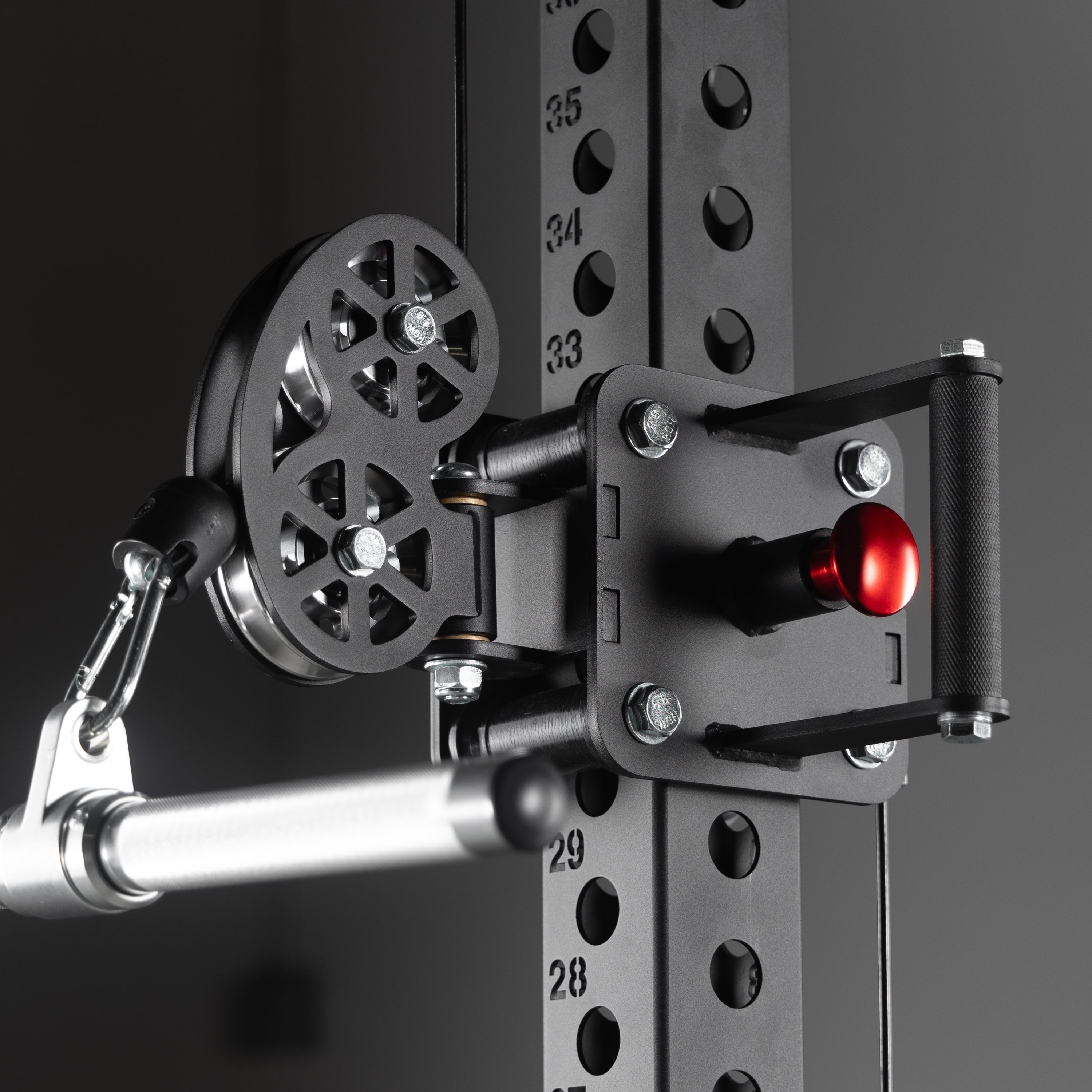 XMARK Commercial Half Rack Functional Trainer with Lat Pulldown and Low Row