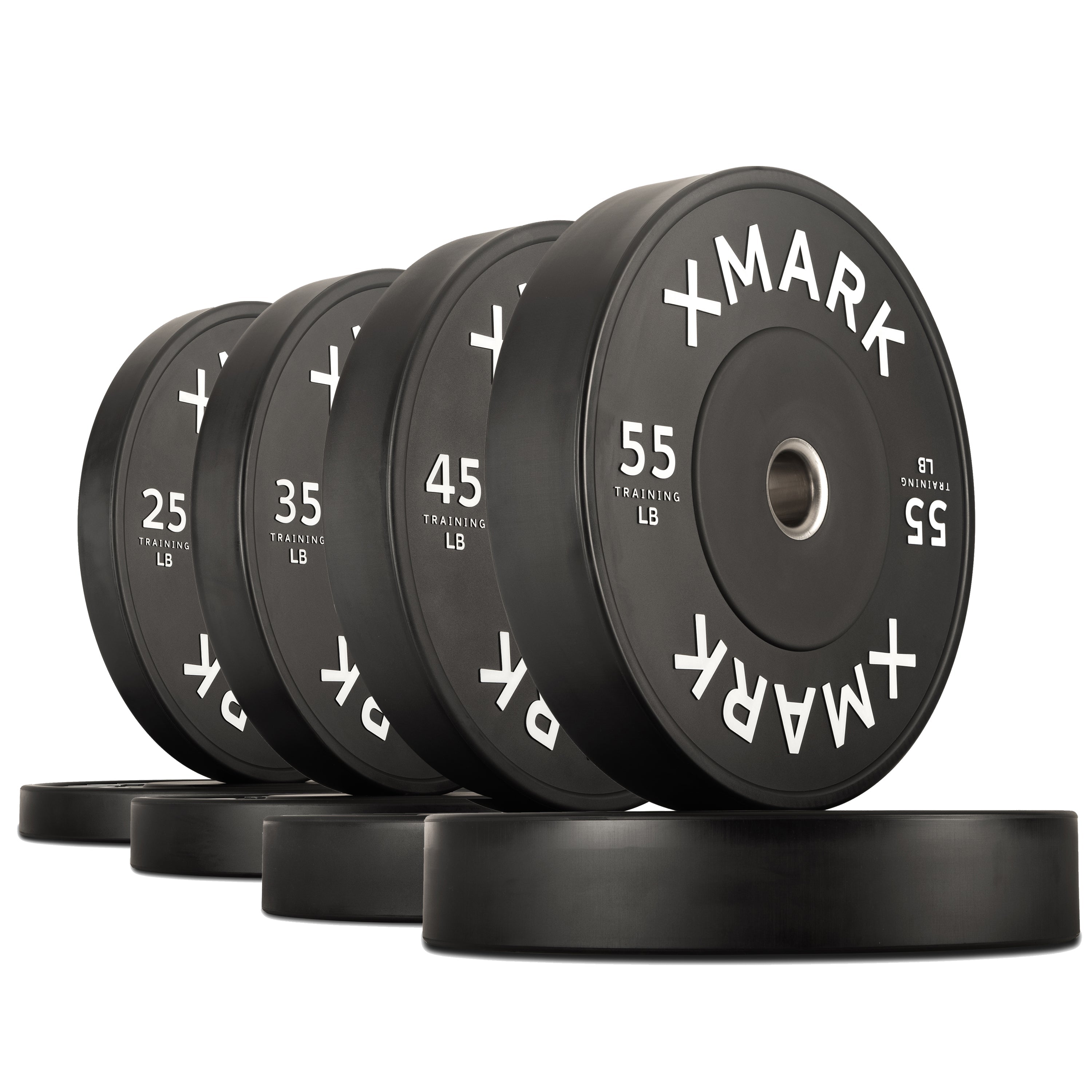 XMARK Commercial Black Bumper Plates (LB)