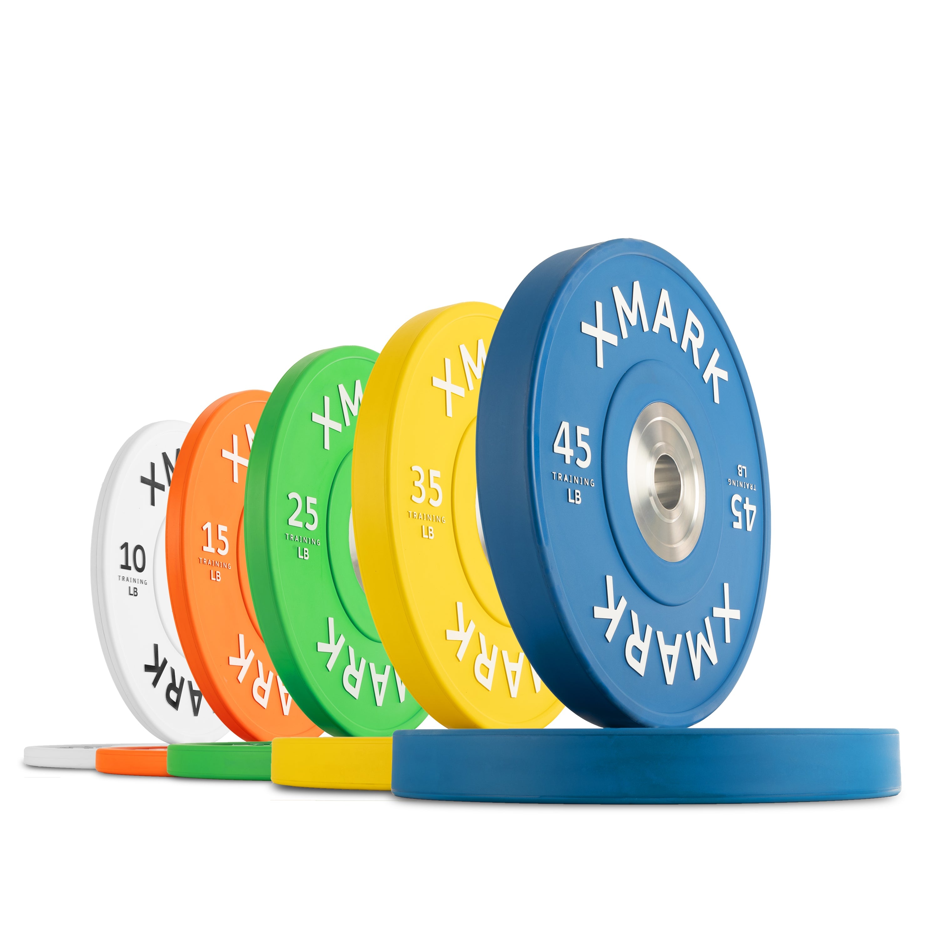 XMARK Commercial Premium Virgin Rubber Color Bumper Plates (LB)