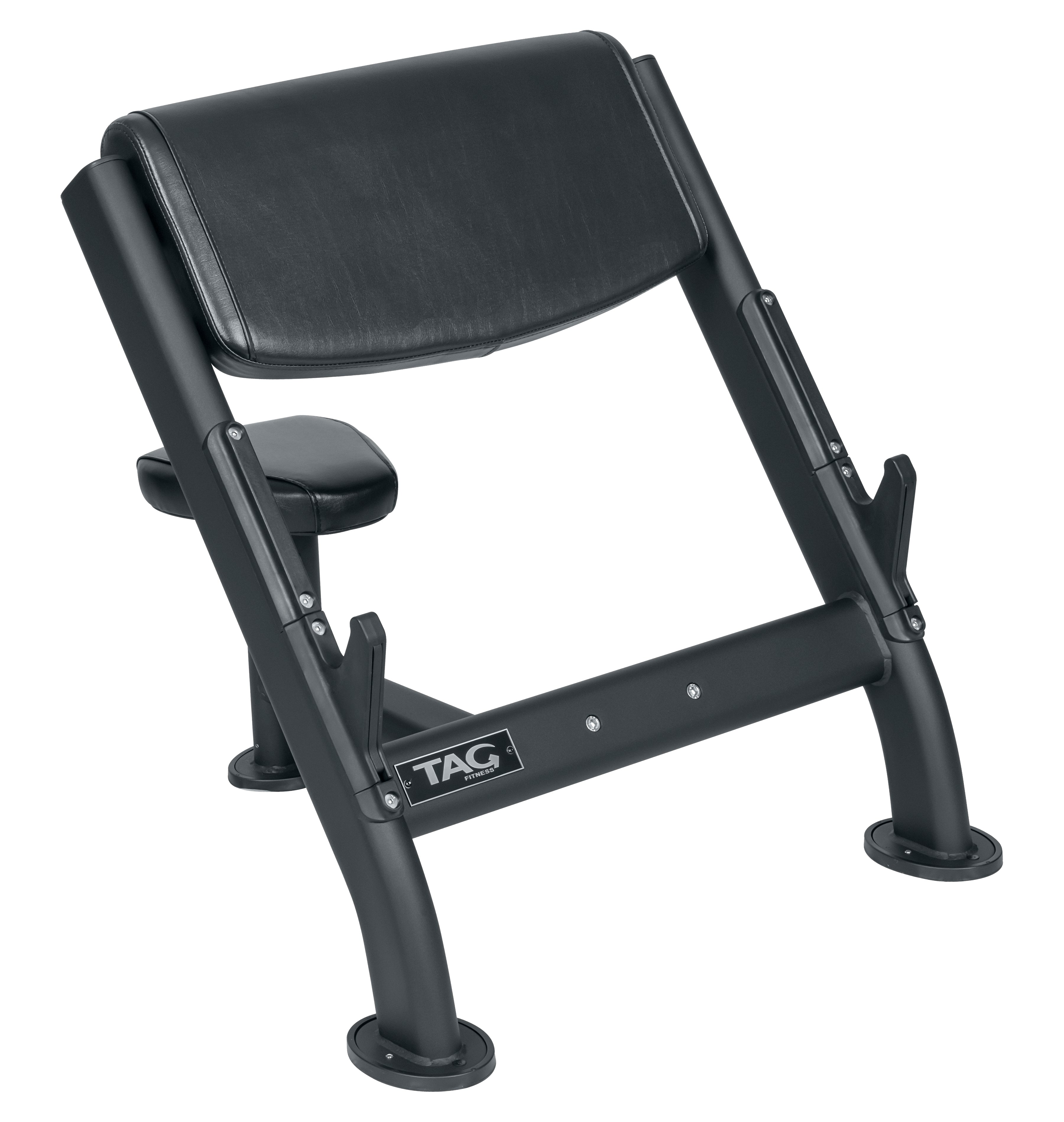 TAG Fitness Preacher Bench-Black Frame