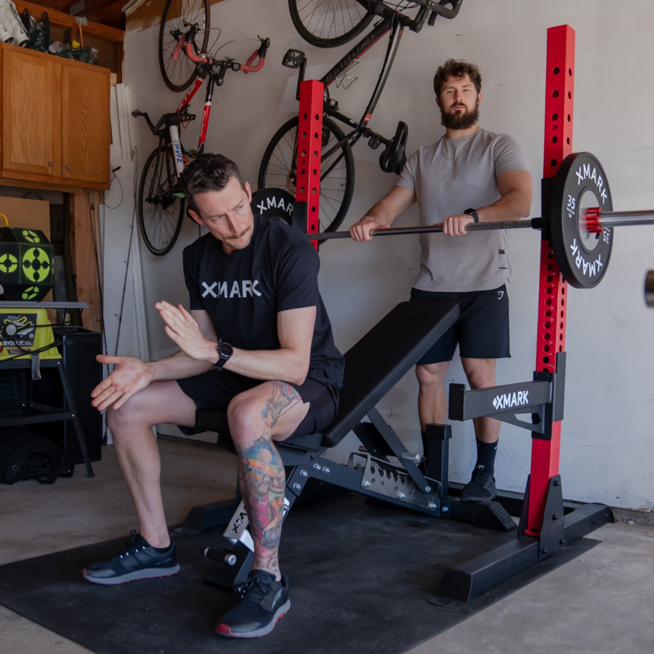 XMARK Black Hawk Commercial Adjustable Weight Bench (Pre-assembled)