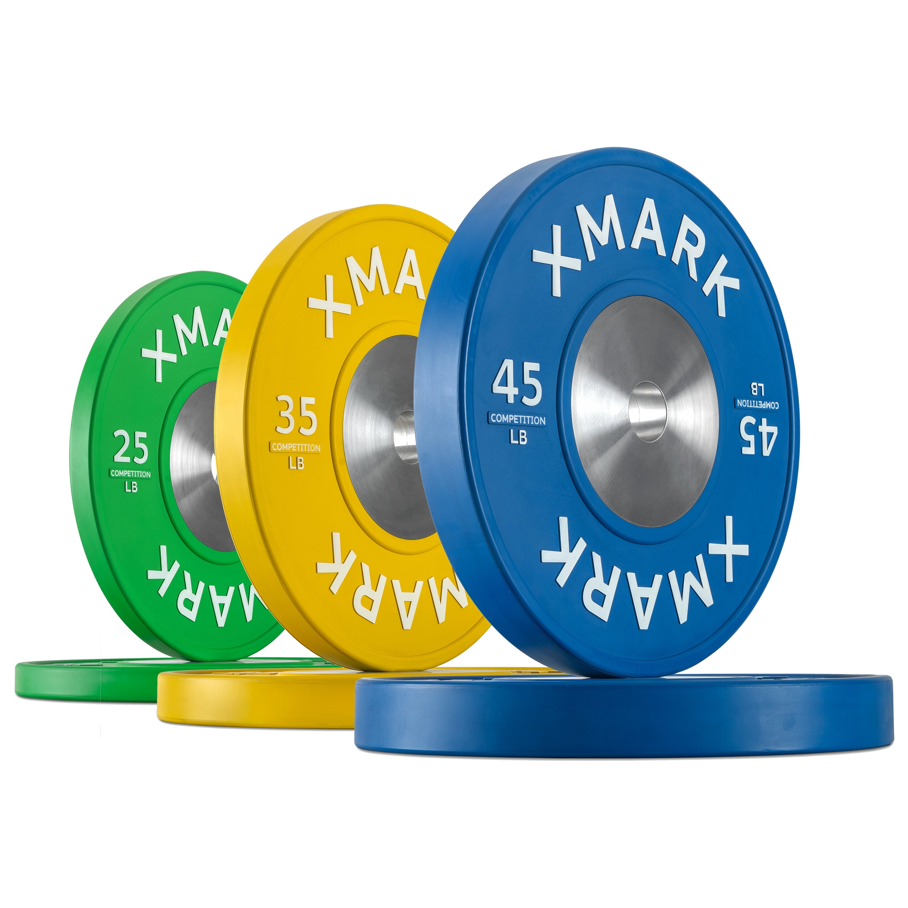 XMARK Premium Competition Bumper Plates (LB), Pairs and Sets