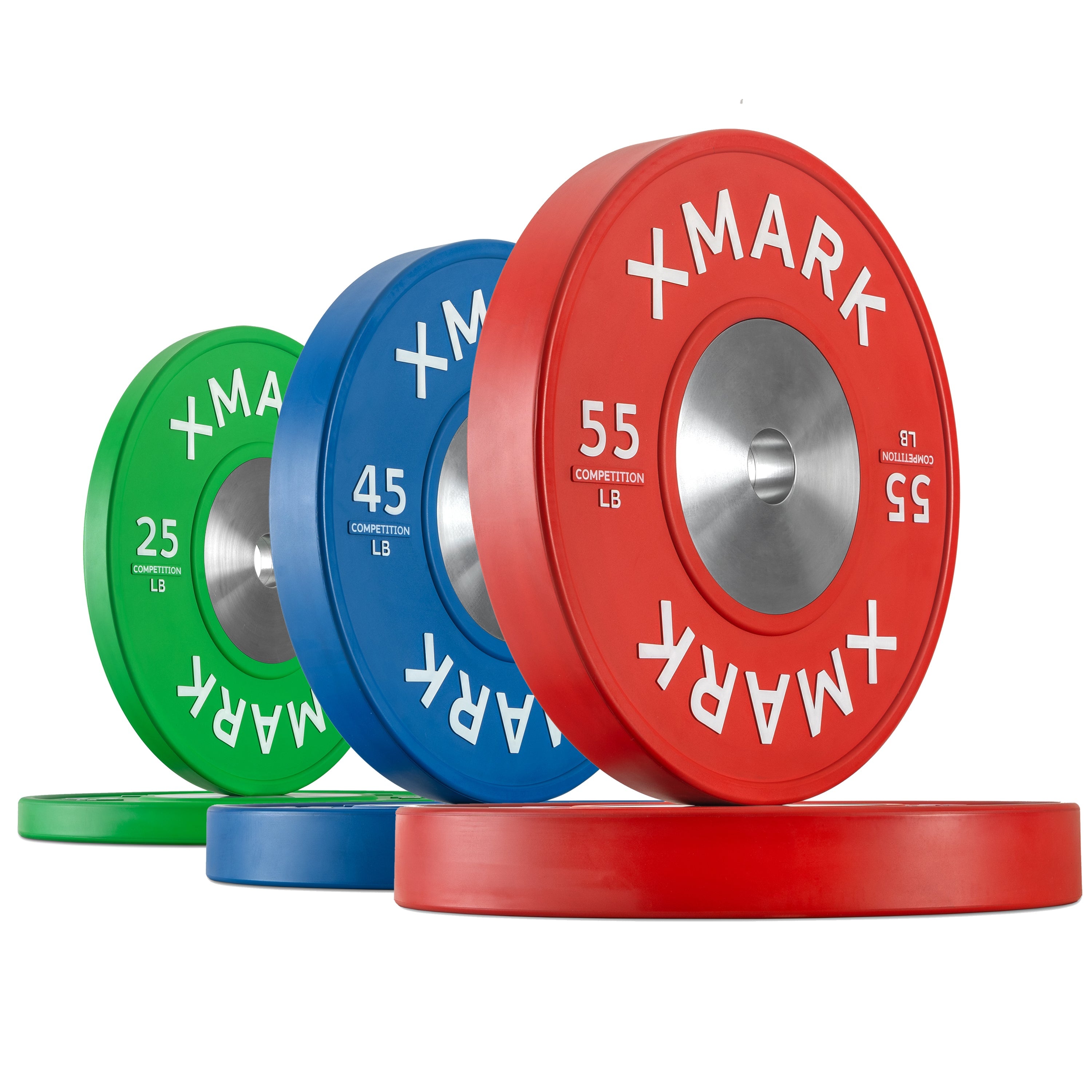 XMARK Premium Competition Bumper Plates (LB), Pairs and Sets