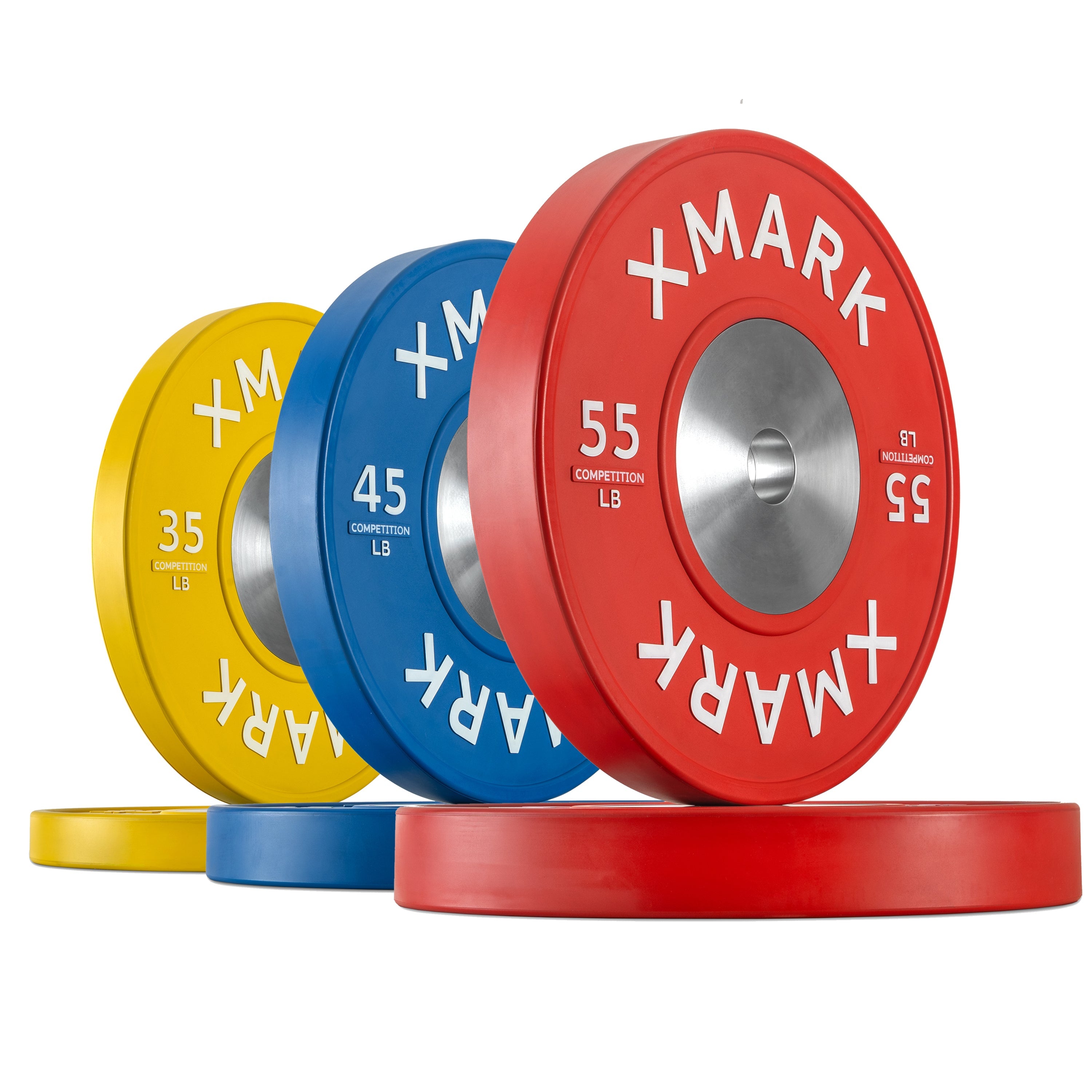 XMARK Premium Competition Bumper Plates (LB), Pairs and Sets