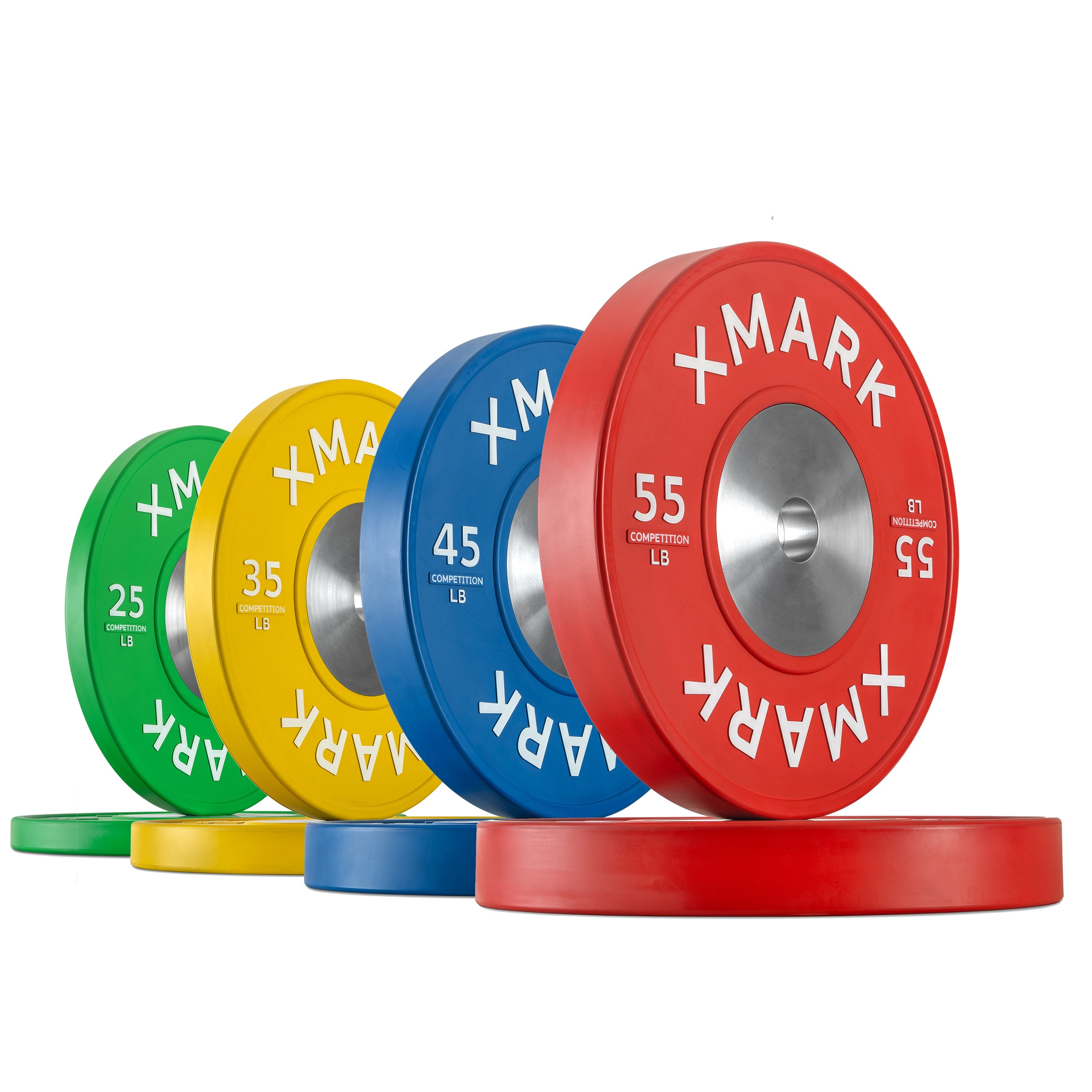 XMARK Premium Competition Bumper Plates (LB), Pairs and Sets