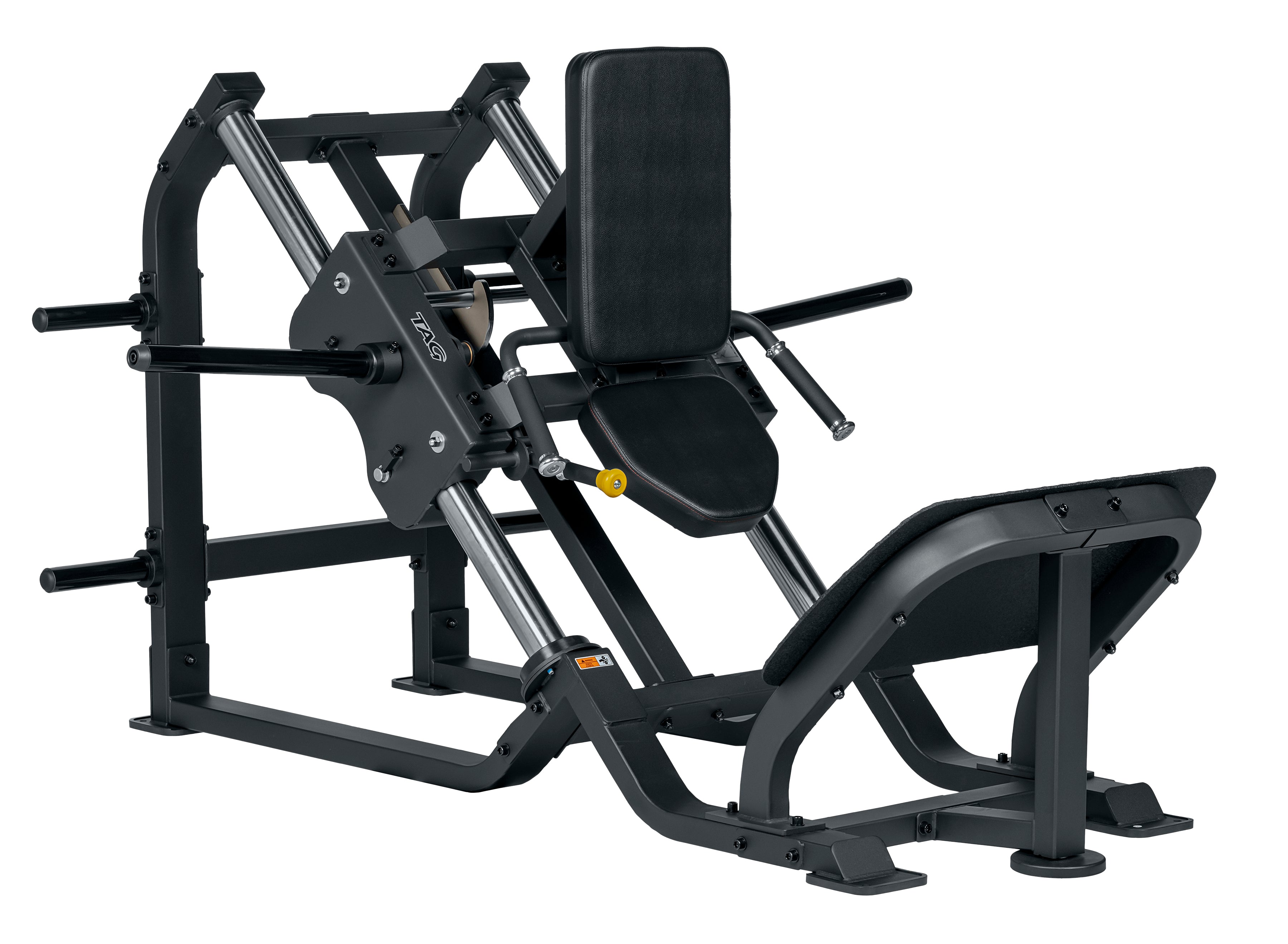 TAG Fitness Elite Linear Bearing Hack Squat (Black)