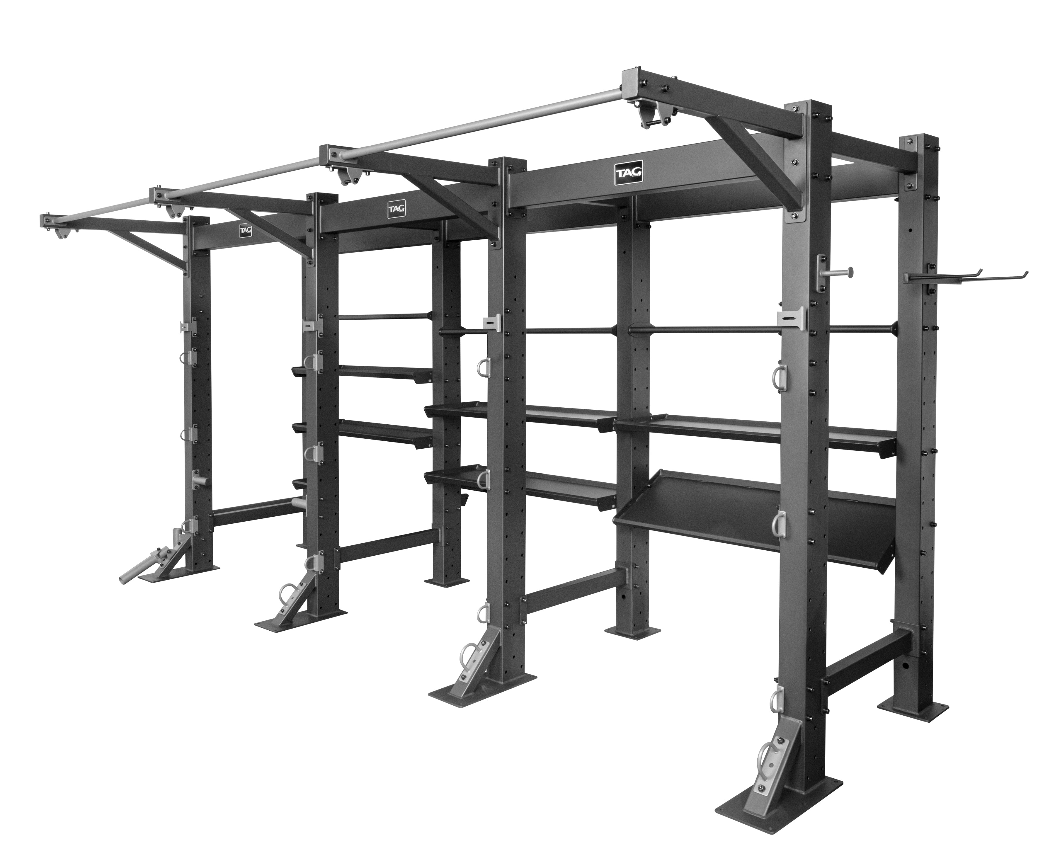 TAG Fitness Free Standing Triple Fitness Bay