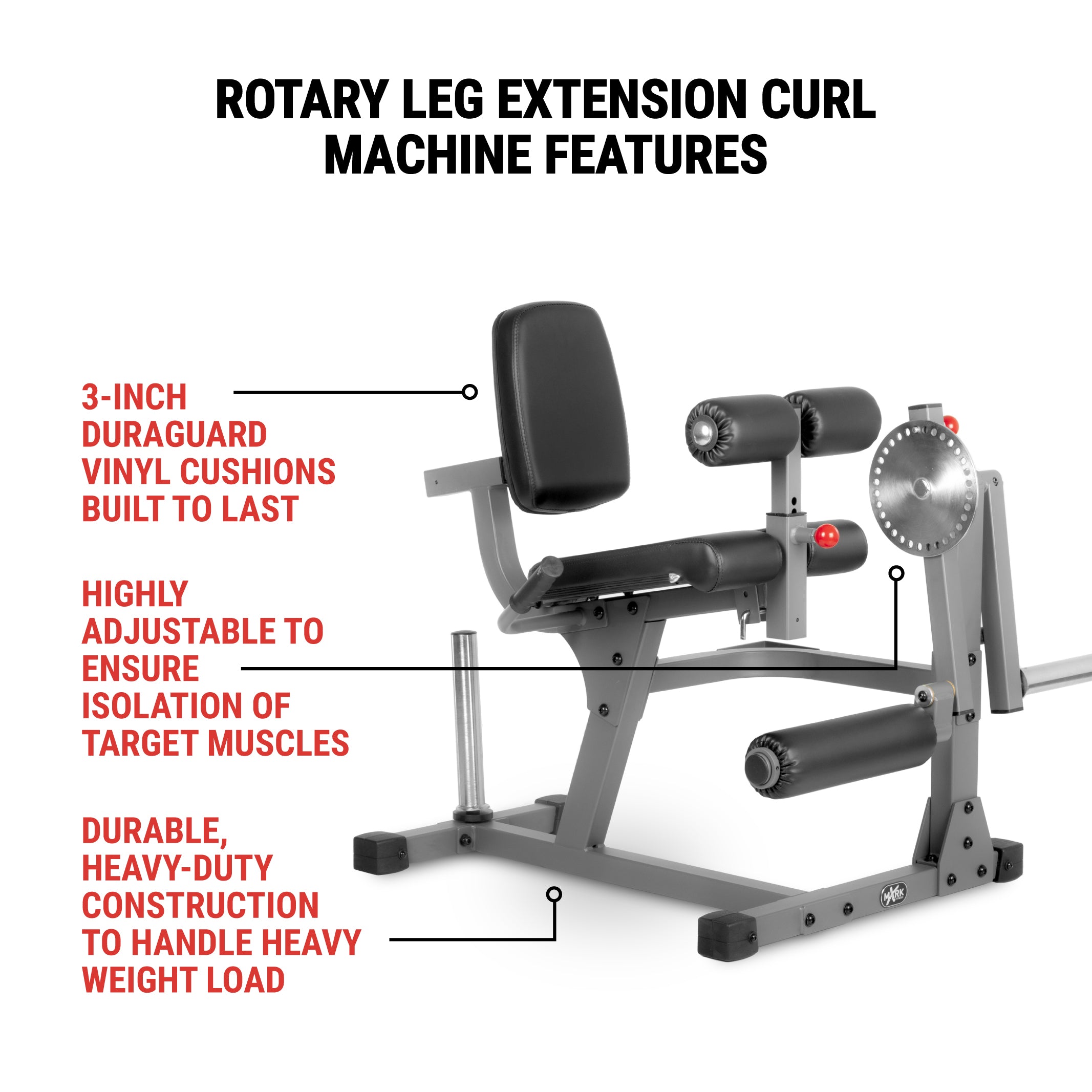 XMARK Rotary Leg Extension Curl Machine