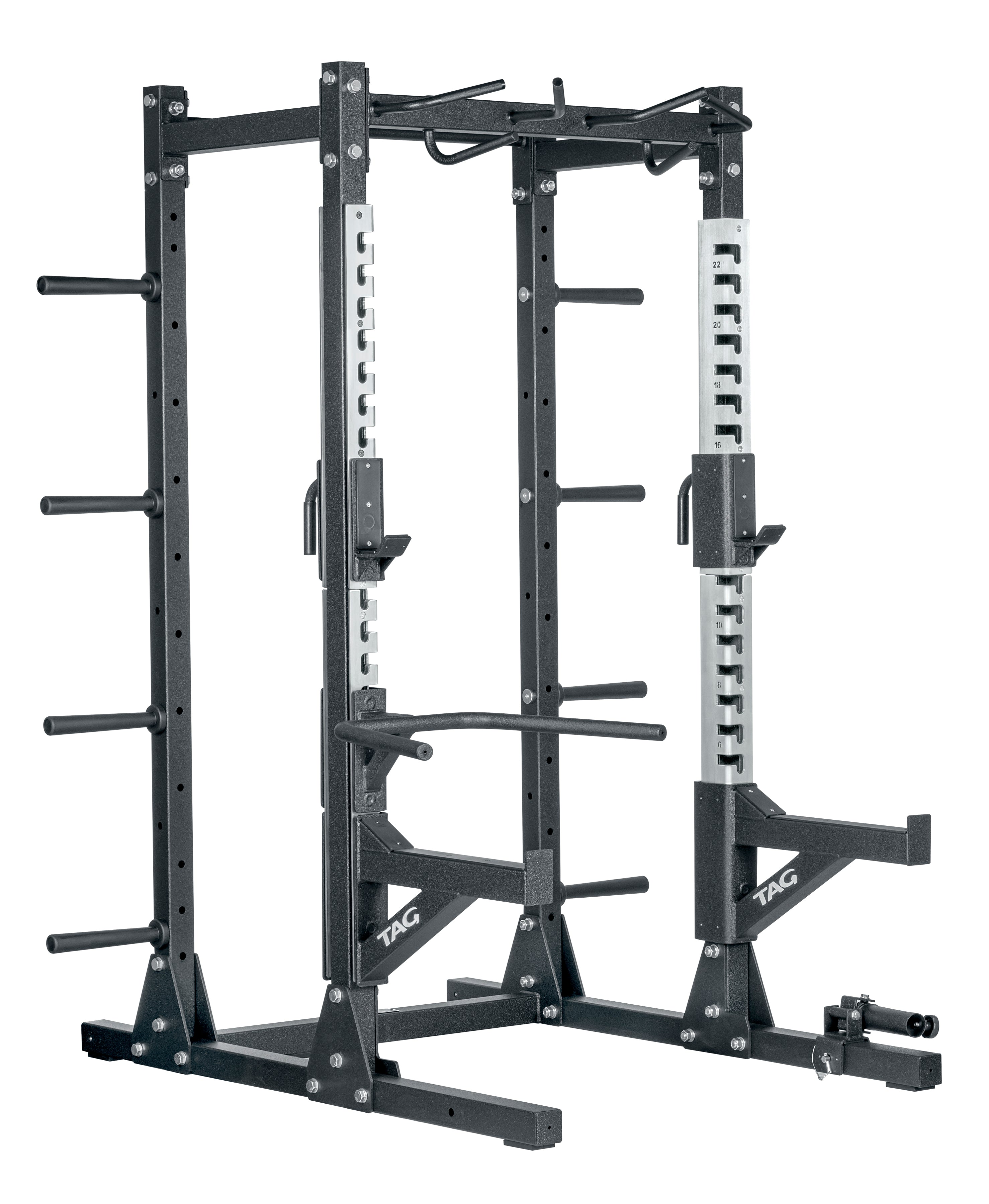 TAG Fitness Power Rack w/Stainless Steel Sleeves