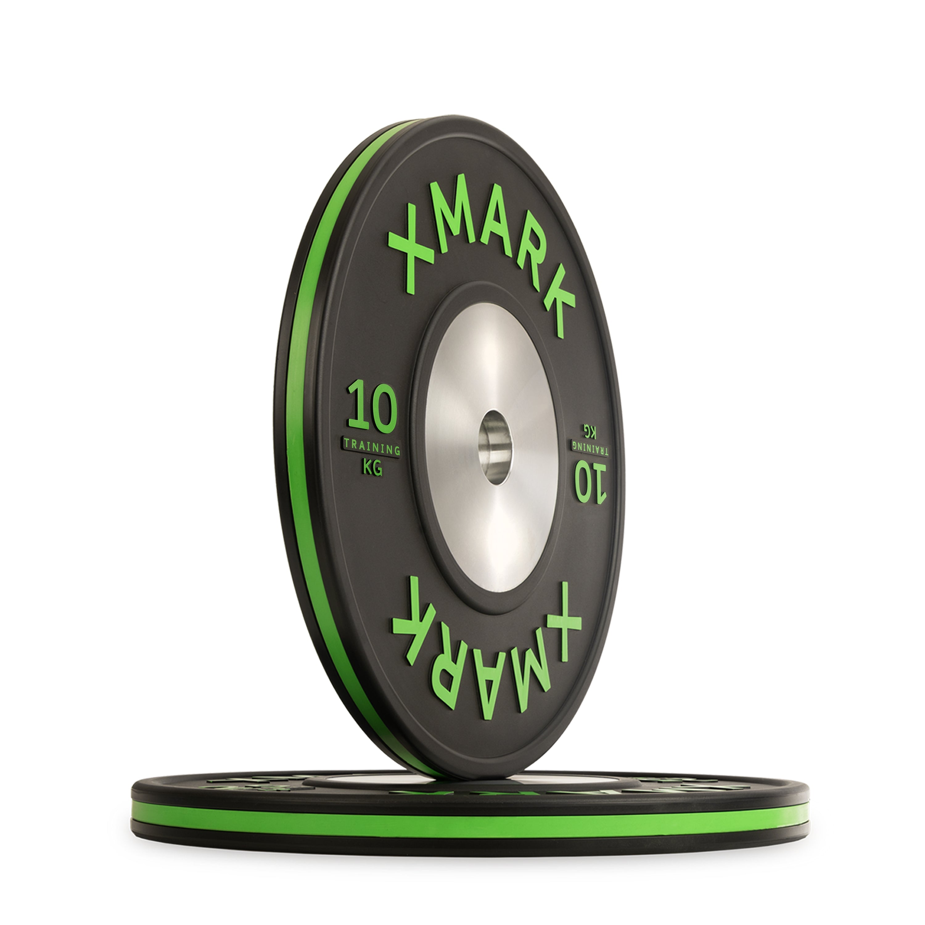 XMARK Striped Premium IWF Training Bumper Plates (KG) Pairs and Sets