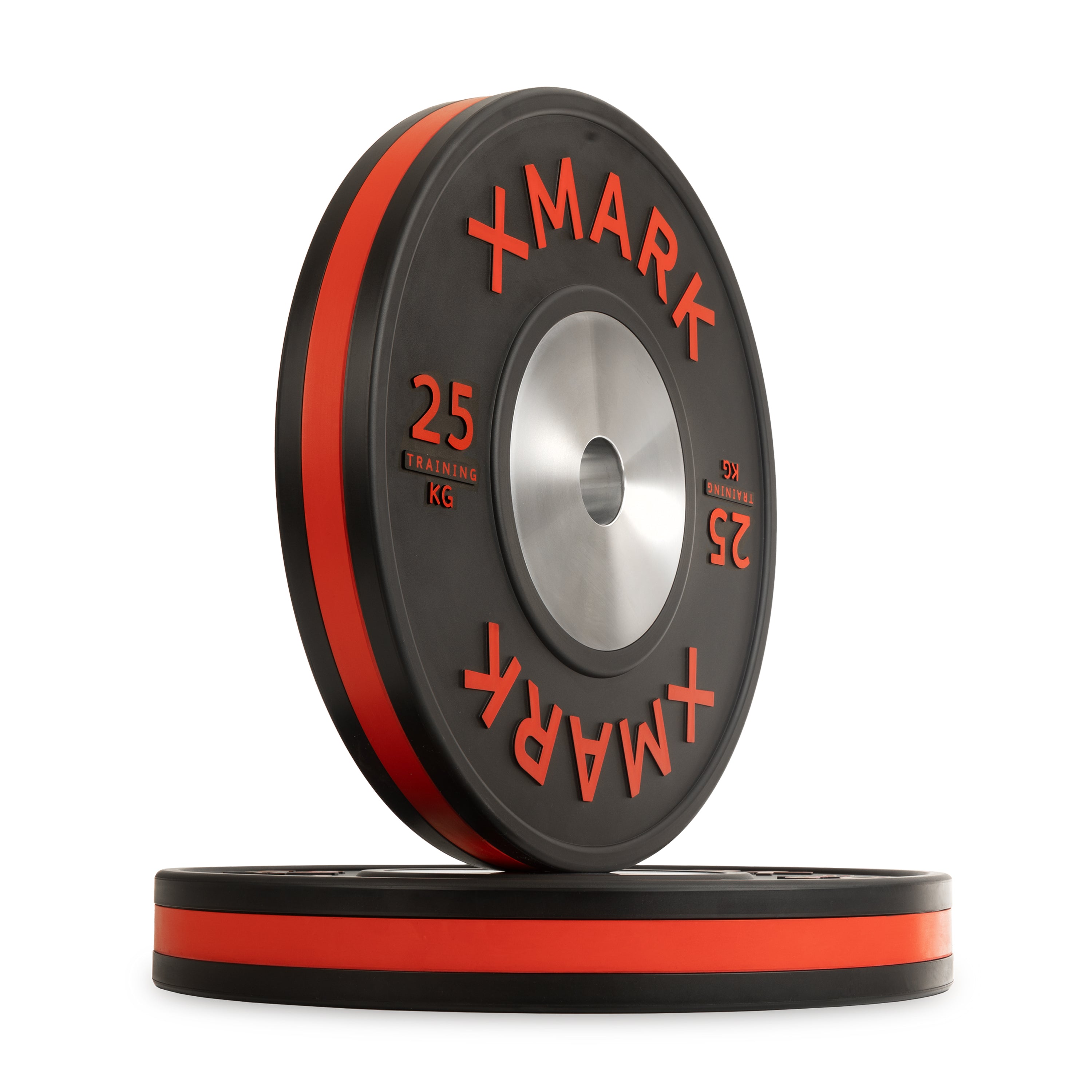 XMARK Striped Premium IWF Training Bumper Plates (KG) Pairs and Sets