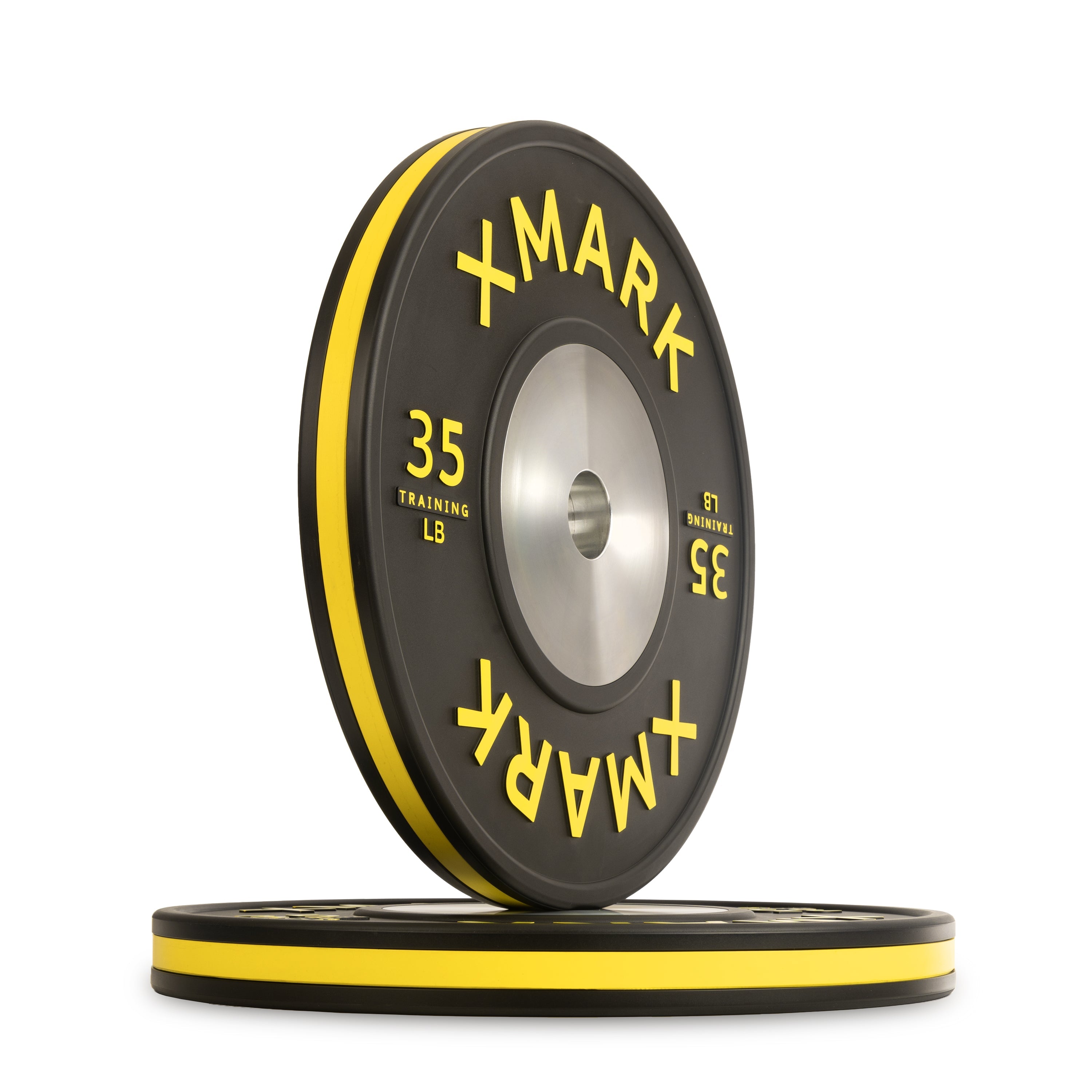 XMARK Striped Premium IWF Training Bumper Plates (LB) Pairs and Sets