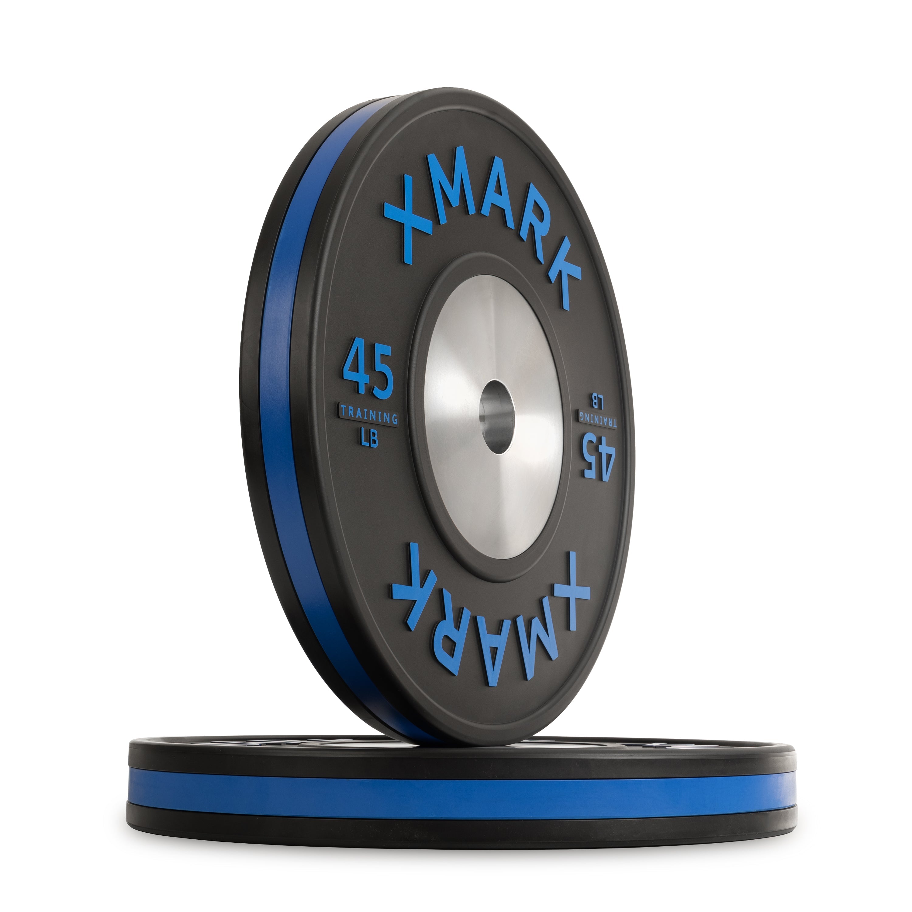 XMARK Striped Premium IWF Training Bumper Plates (LB) Pairs and Sets