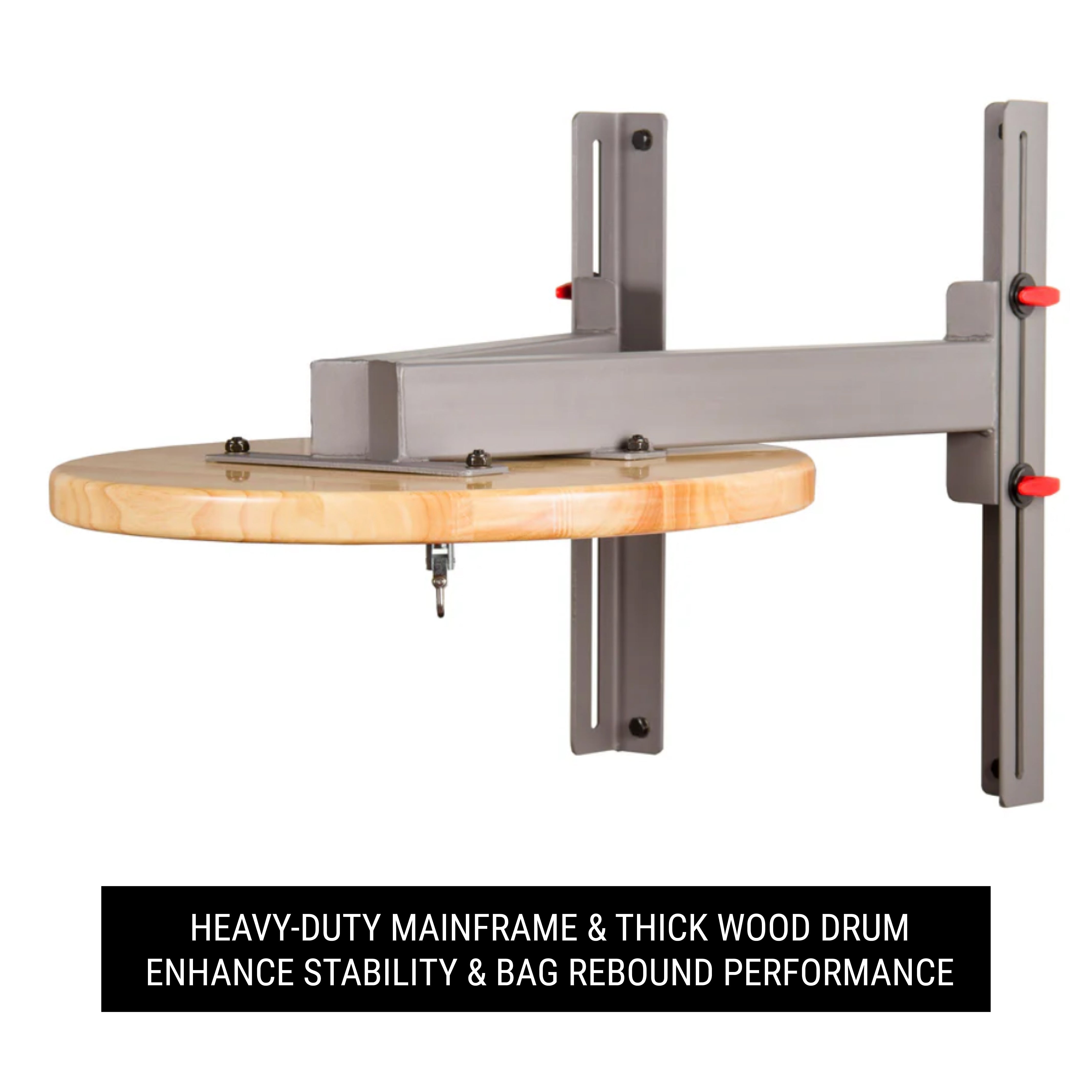 XMARK Wall Mounted Speed Bag Platform with Shackle Swivel for MMA and Boxing