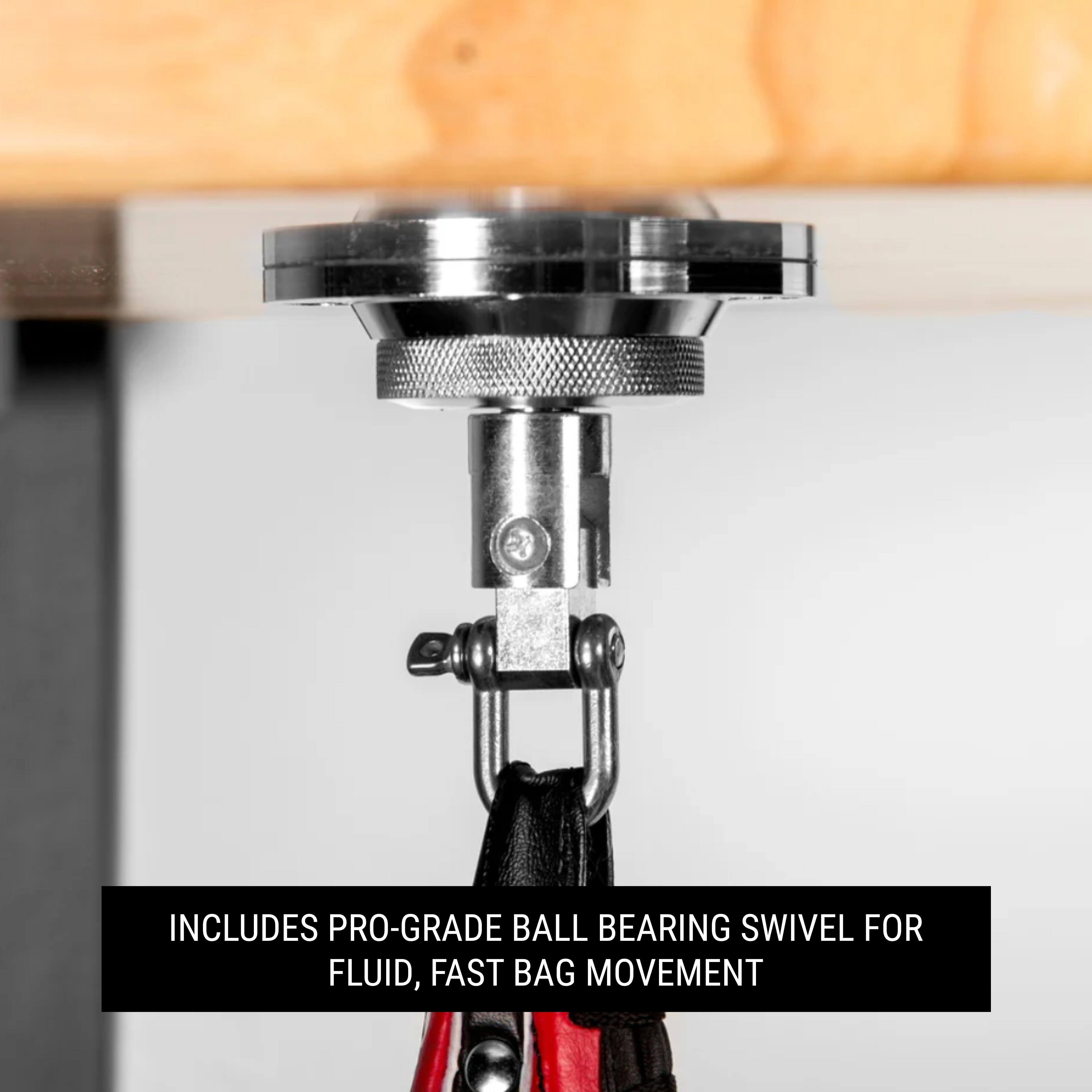 XMARK Wall Mounted Speed Bag Platform with Shackle Swivel for MMA and Boxing