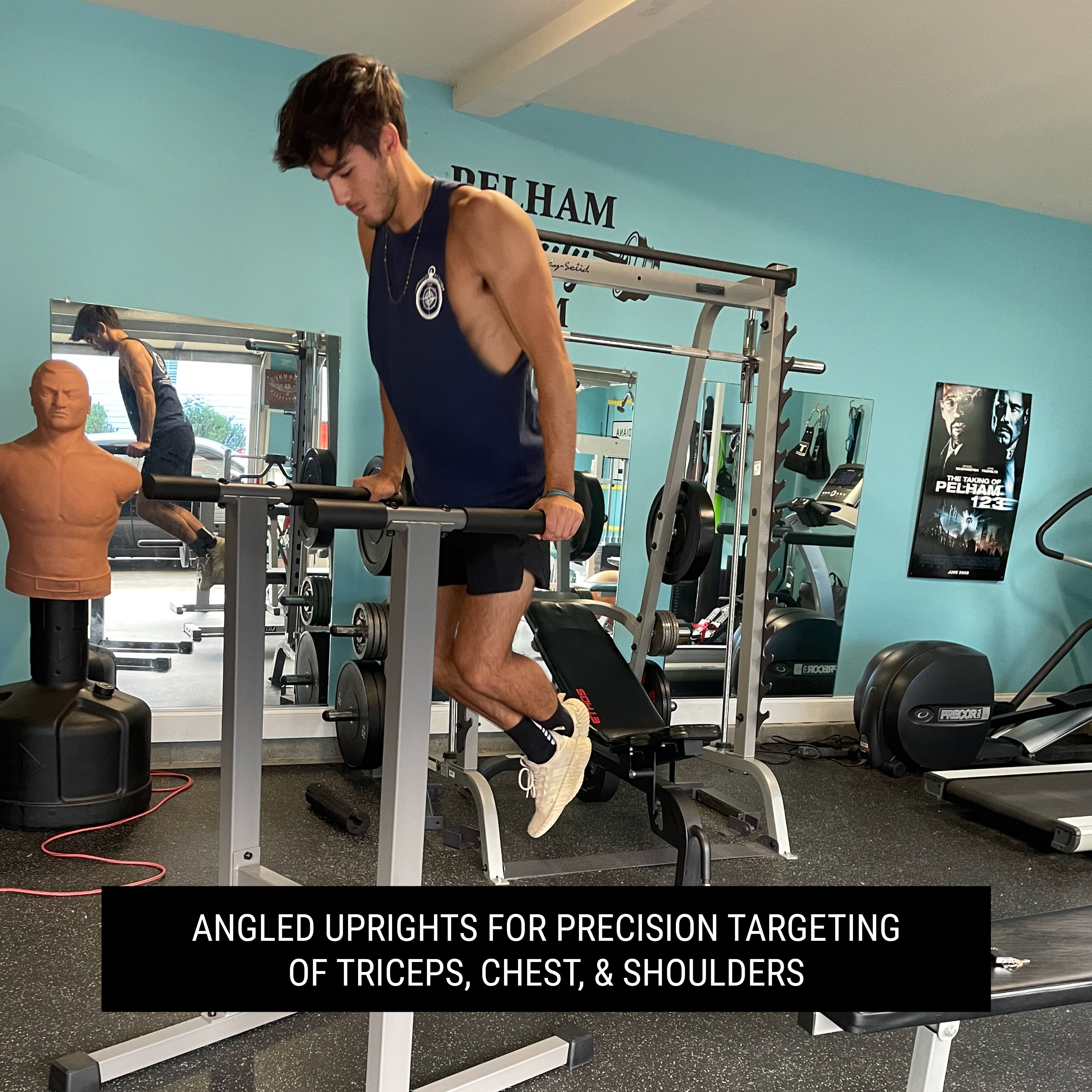 XMARK Dip Stand Station Bar for Vertical Knee Raise